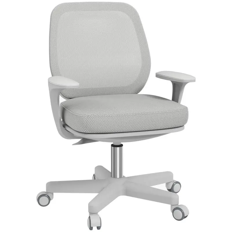 Mesh Office Chair with Armrests and Castors