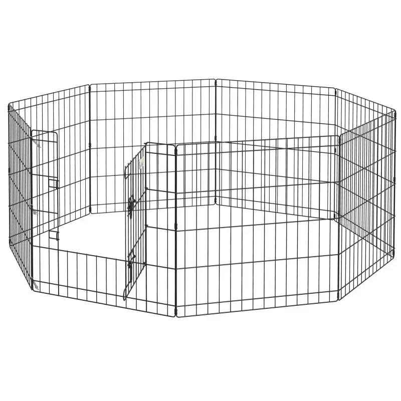 Foldable 8-Panel Dog Playpen
