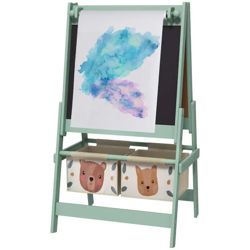 Children's Double-Sided Easel Board, Green