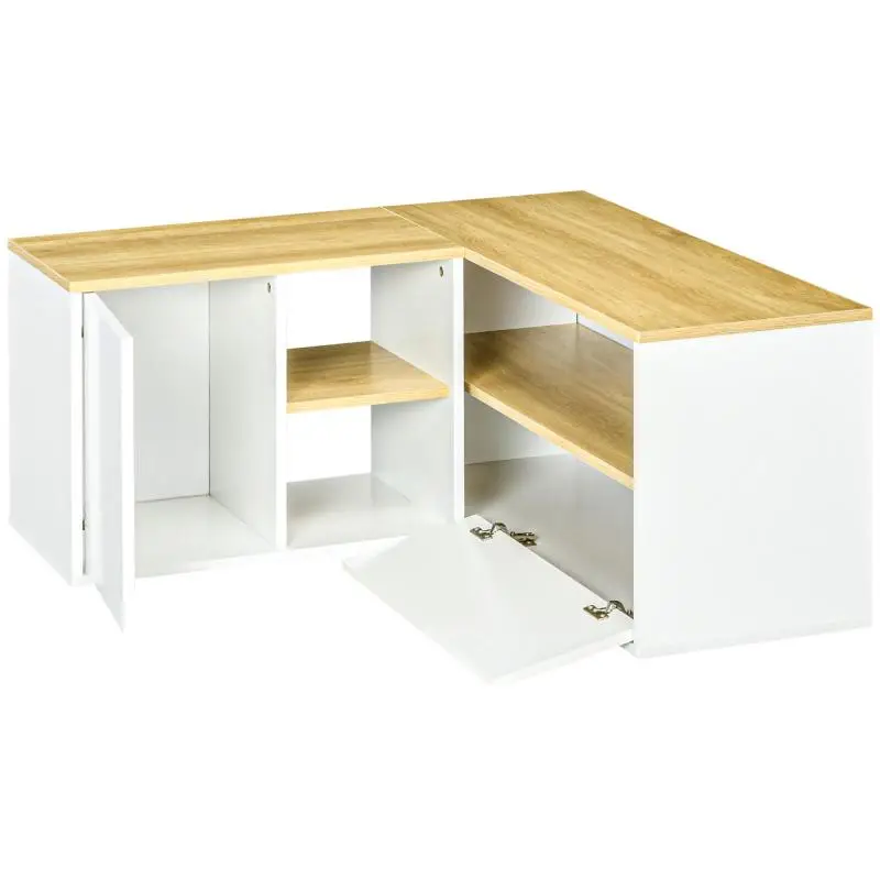 Corner TV Stand for TVs Up to 40 Inches