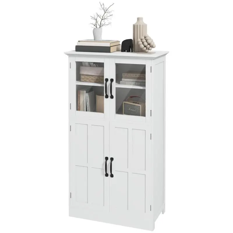 Kitchen Sideboard with Glass Doors