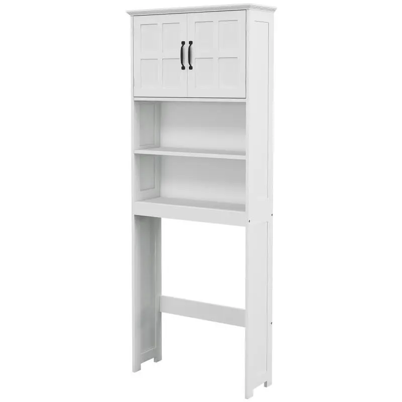 Over-the-Toilet Storage Unit with Open Shelves
