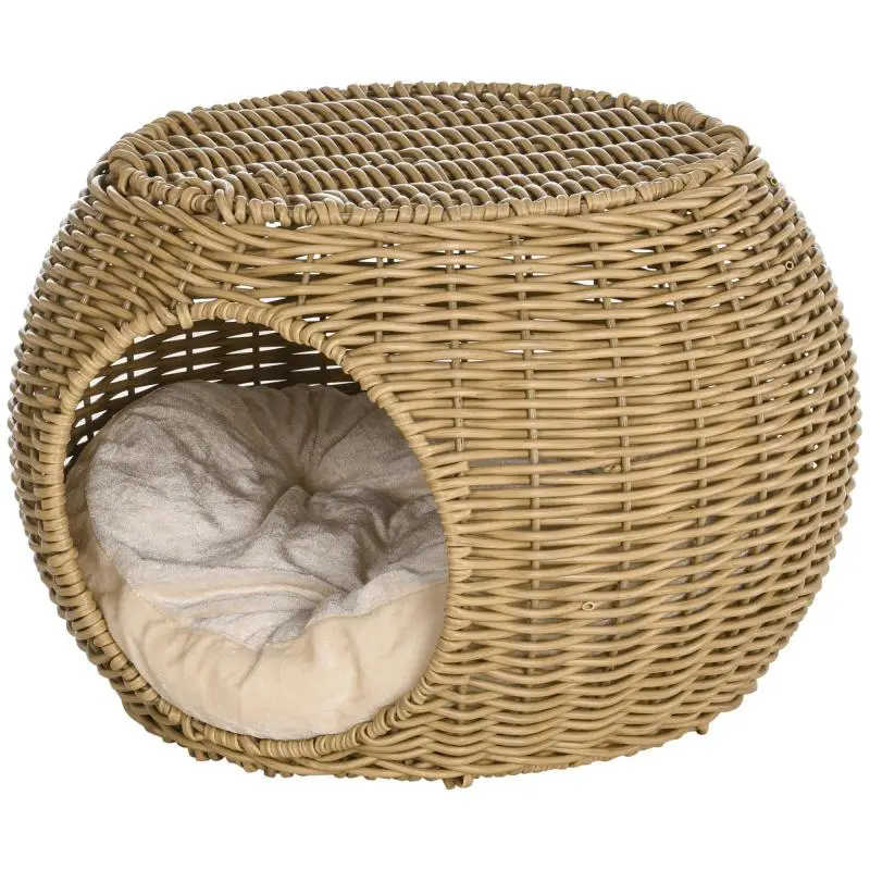 Two-Level Cat House with Cushion
