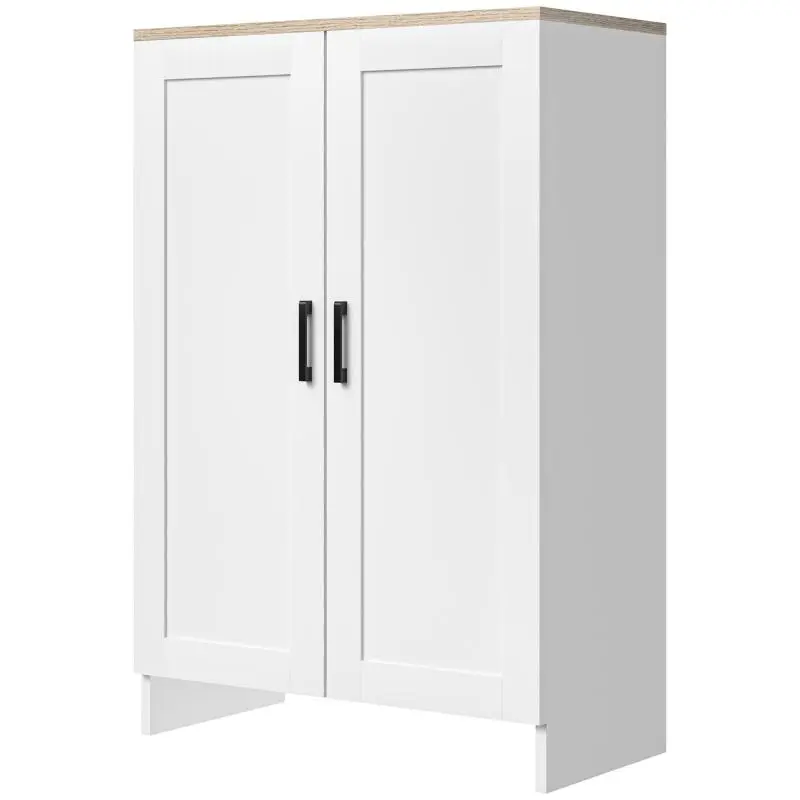 Kitchen Storage Sideboard with Adjustable Shelves, 90 cm