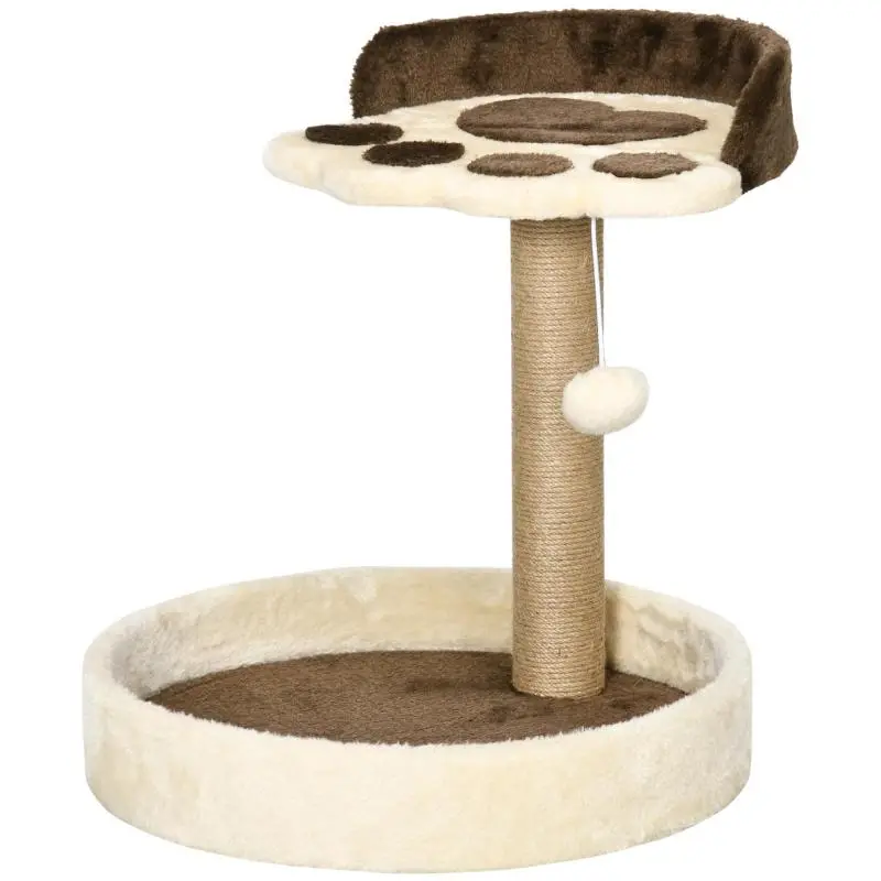 Paw-Shaped Cat Scratching Tree, 44 cm