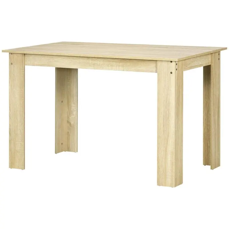 Dining Table, 120 × 69 cm, Oak Effect