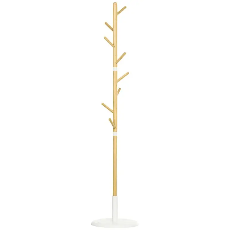 Freestanding Coat Rack with 8 Hooks