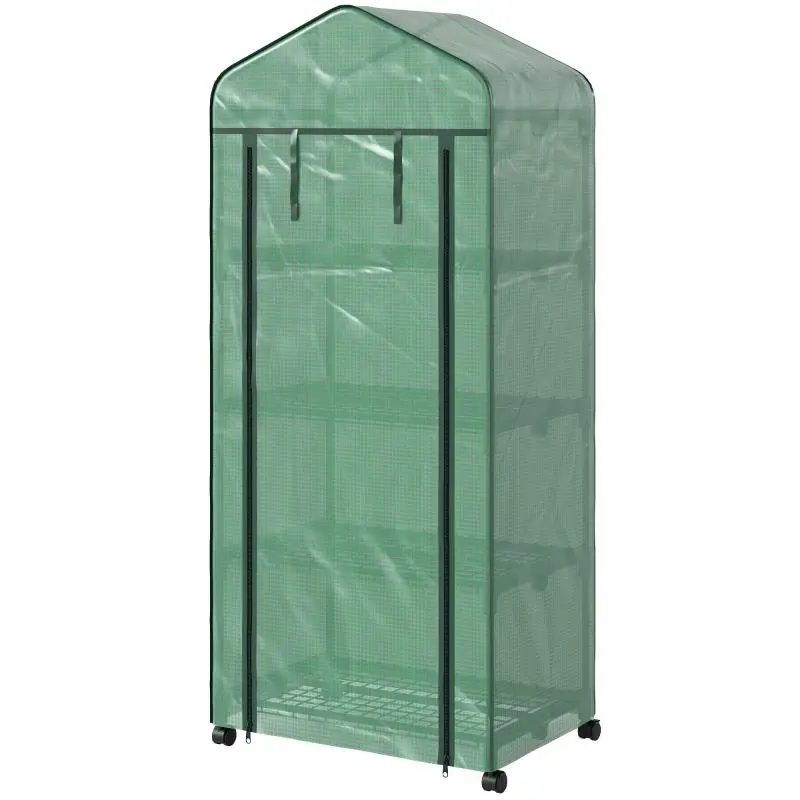 4-Tier Balcony Greenhouse, 69 × 50 × 165 cm