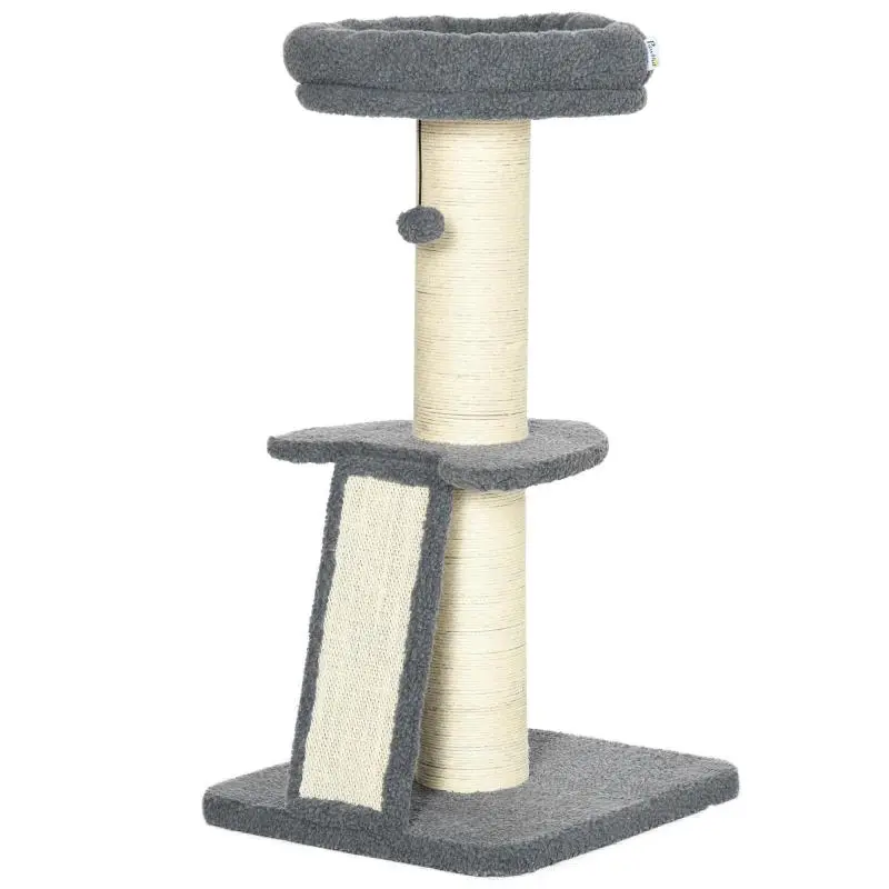Cat Tree with Sisal Scratching Post, 92 cm