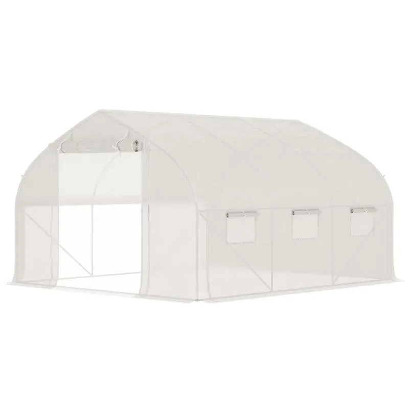 Tunnel Greenhouse, 347 × 300 × 200 cm, White