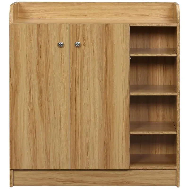 Shoe Storage Unit with 4 Open Compartments