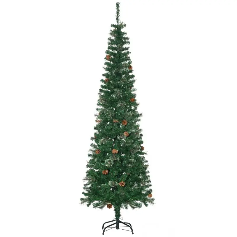 Artificial Christmas Tree 195 cm with Pine Cones