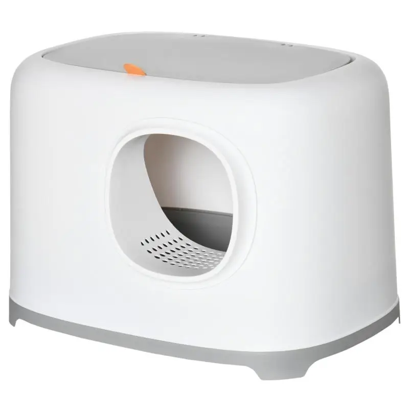 Covered Cat Litter Box with Scoop, 55 × 40 × 39 cm