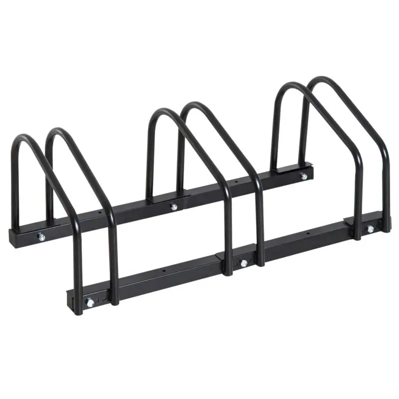 3-Bike Rack, Floor or Wall-Mounted