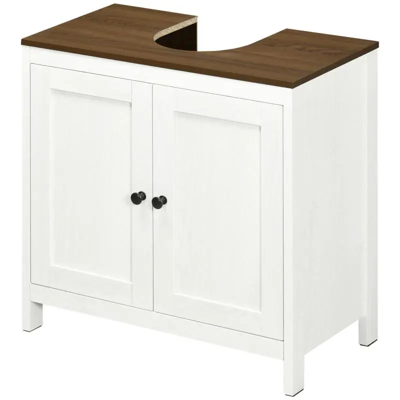 2-Door Bathroom Vanity Unit with Shelf