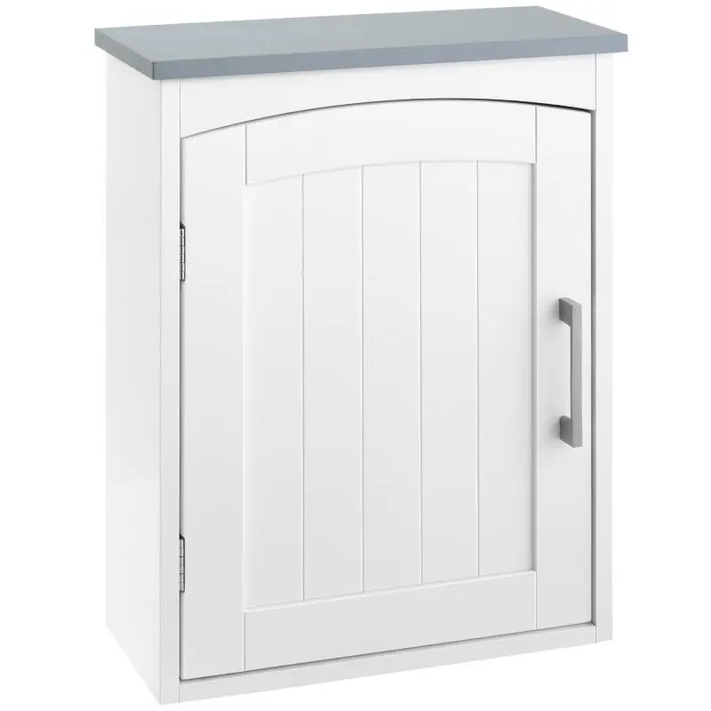 Wall-Mounted Bathroom Cabinet with Adjustable Shelf, 41 cm