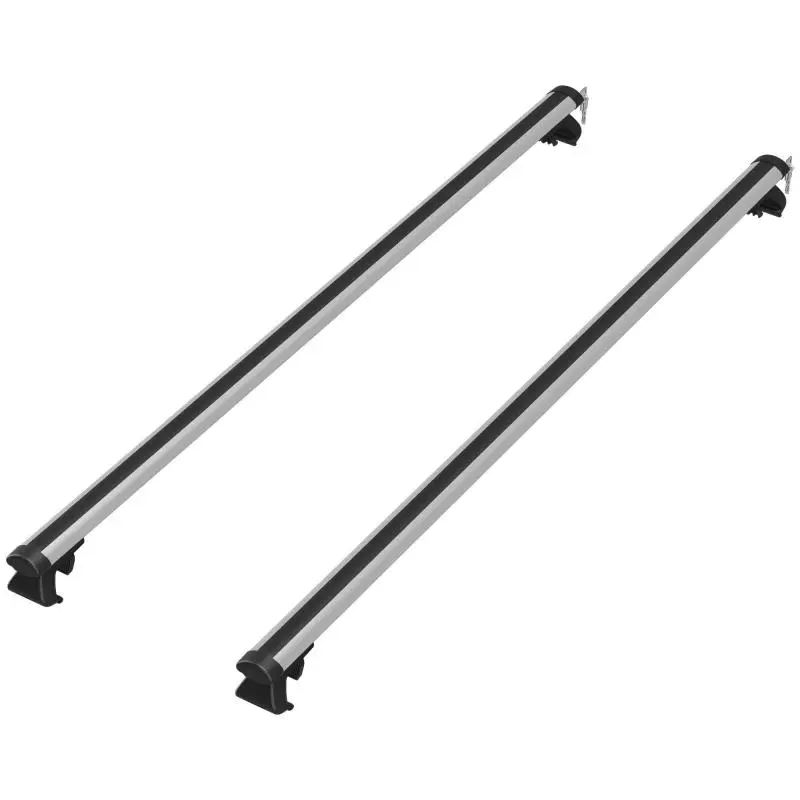 Lockable Roof Bars with 2 Keys, 75 kg Load