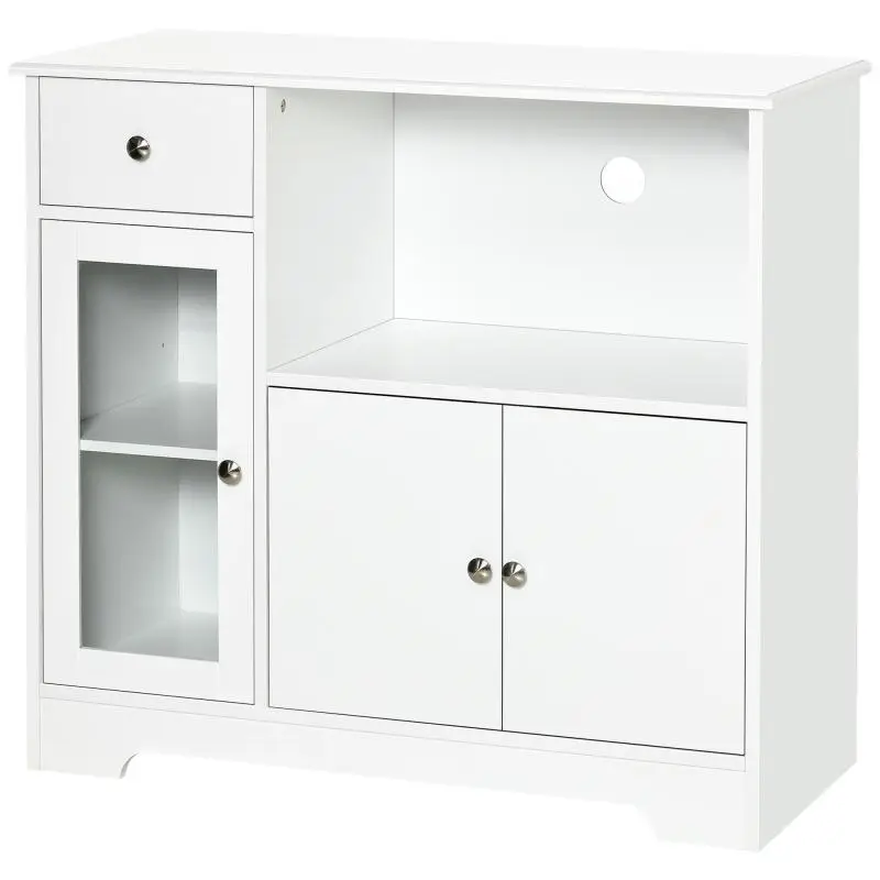 Microwave Cabinet with Drawer, 90 cm