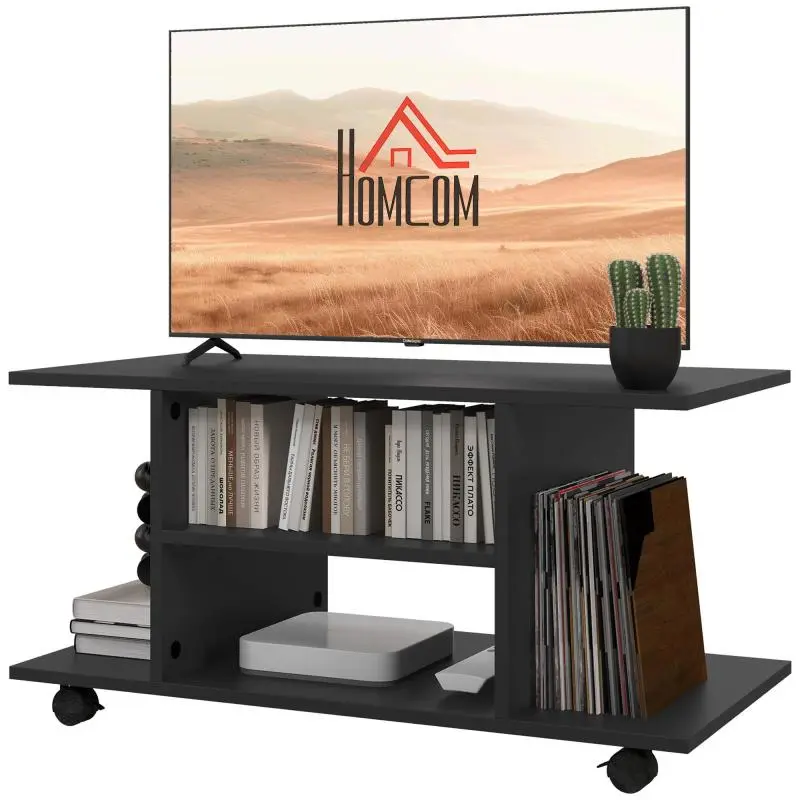 TV Stand with Shelves for TVs up to 42 Inches