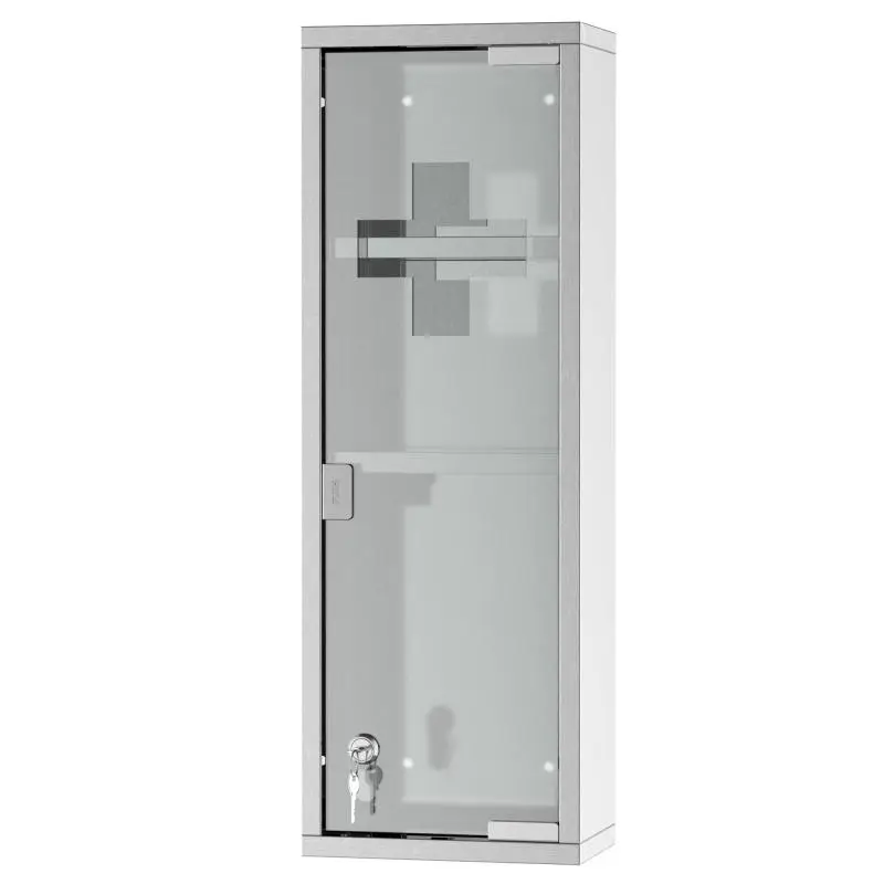 Stainless Steel Medicine Cabinet, 20 × 12 × 58 cm