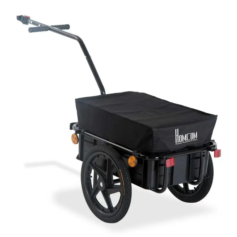Bicycle Cargo Trailer with Universal Tow Bar