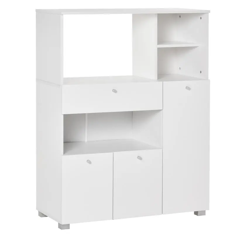 Kitchen Storage Unit with 2 Cupboards and Drawer