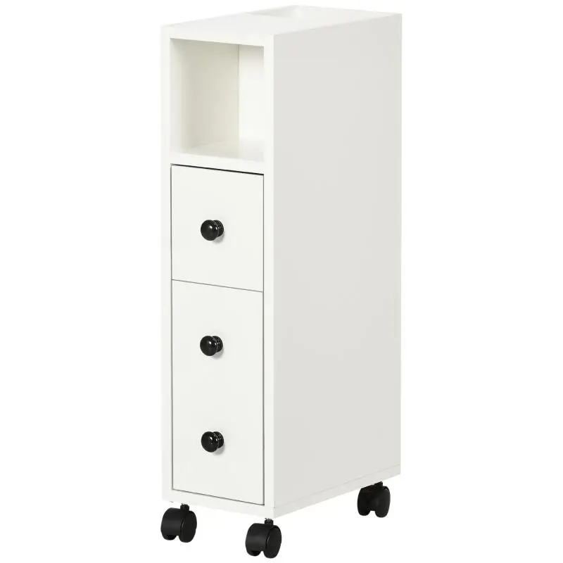 Toilet Roll Cabinet with 4 Casters