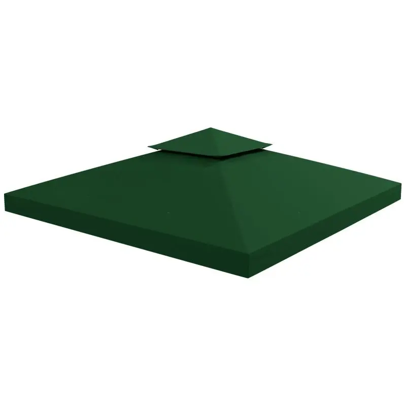 Replacement Gazebo Canopy, 3 x 3 m, Dark Green