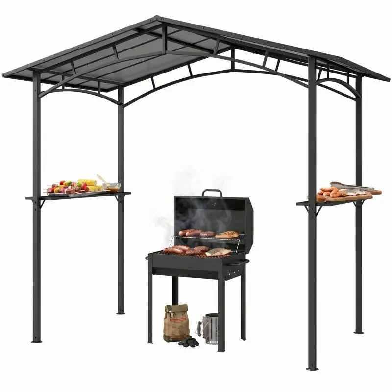 Garden Pavilion, 2.5 x 1.5 m, Black