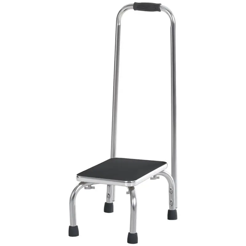 Safety Step Stool with Grab Bar