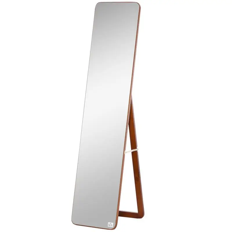 Full-Length Mirror, 37 x 160 cm, Light Walnut