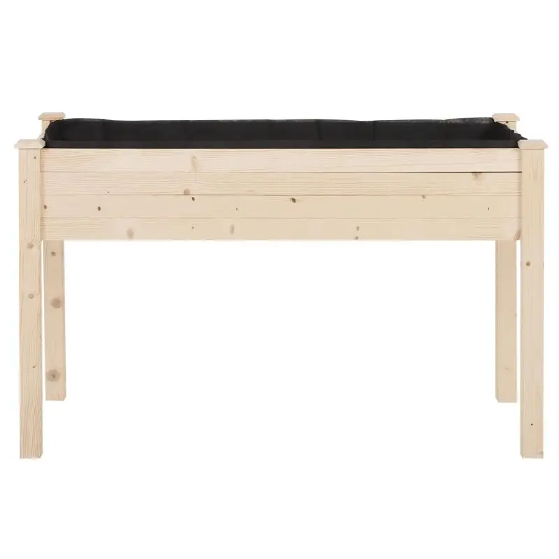Raised Wooden Vegetable Planter