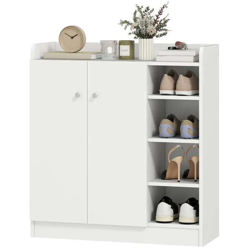 Shoe Cabinet with 4 Shelves, 83 x 30 x 90 cm