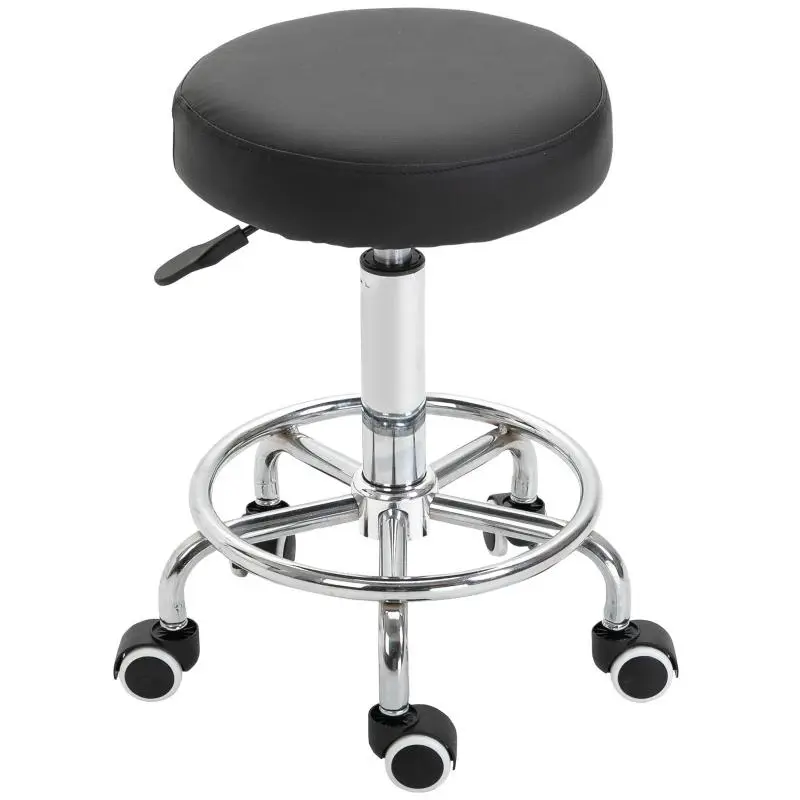 Rolling Stool with Adjustable Height