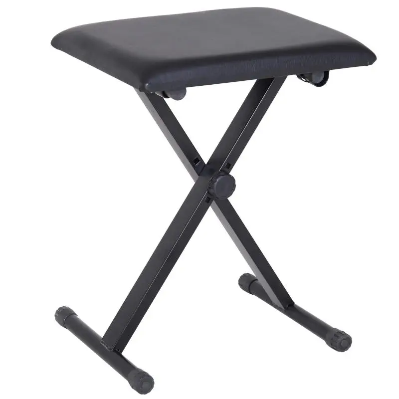 Folding Piano Stool, Height Adjustable 37-47 cm