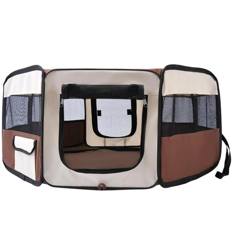 Foldable Octagonal Pet Playpen, 90 cm