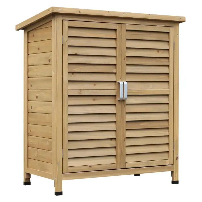 Garden Storage Cabinet with Shelf, 87 cm