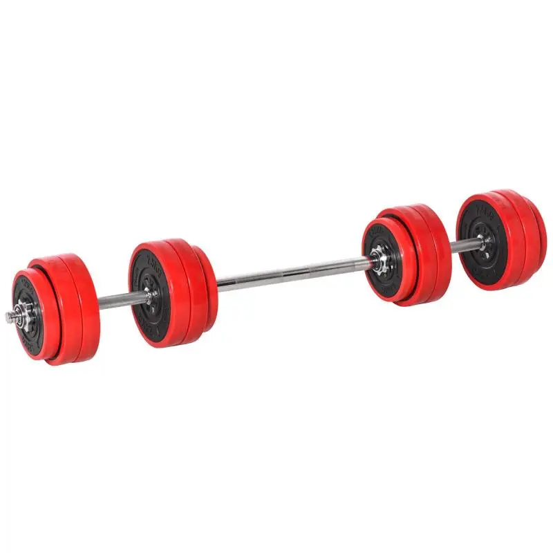30 kg Dumbbell Set, Adjustable 2-in-1