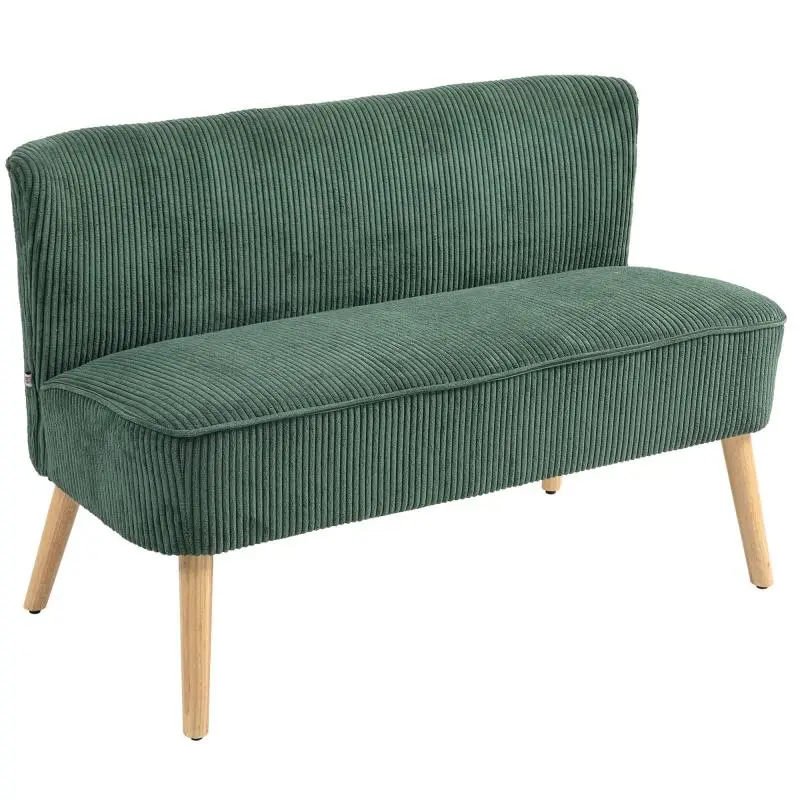 2-Seater Upholstered Sofa, 117 cm