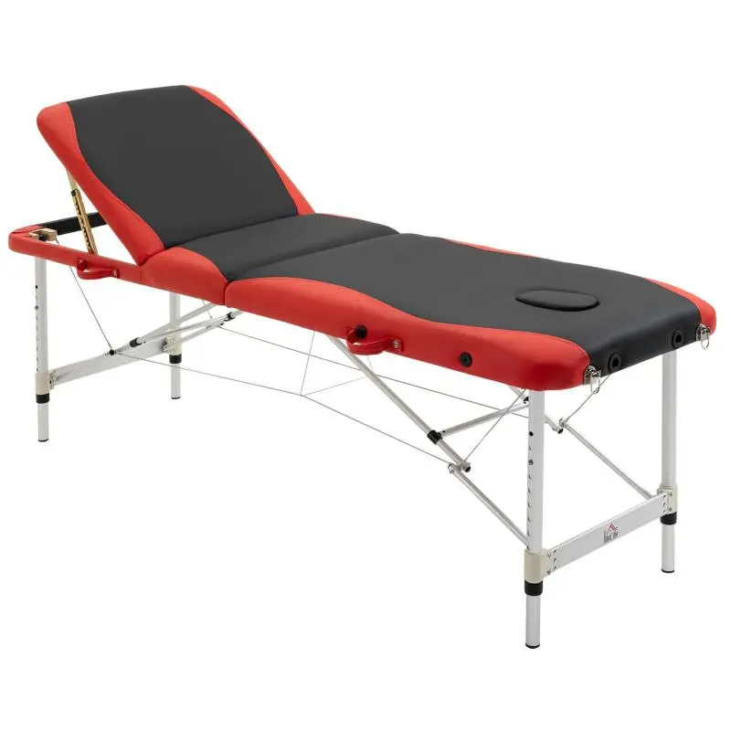 Foldable 3-Zone Massage Table with Carrying Bag