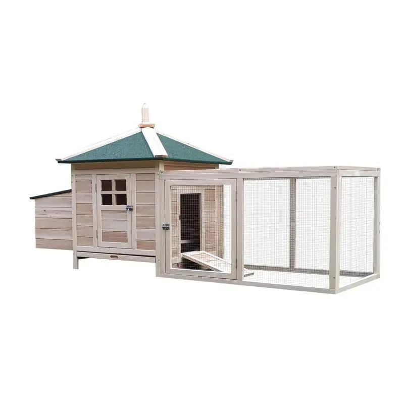 Chicken Coop for Bantams, 196 x 76 x 97 cm