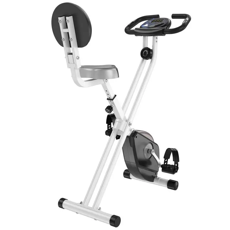 Foldable Exercise Bike with 8 Resistance Levels