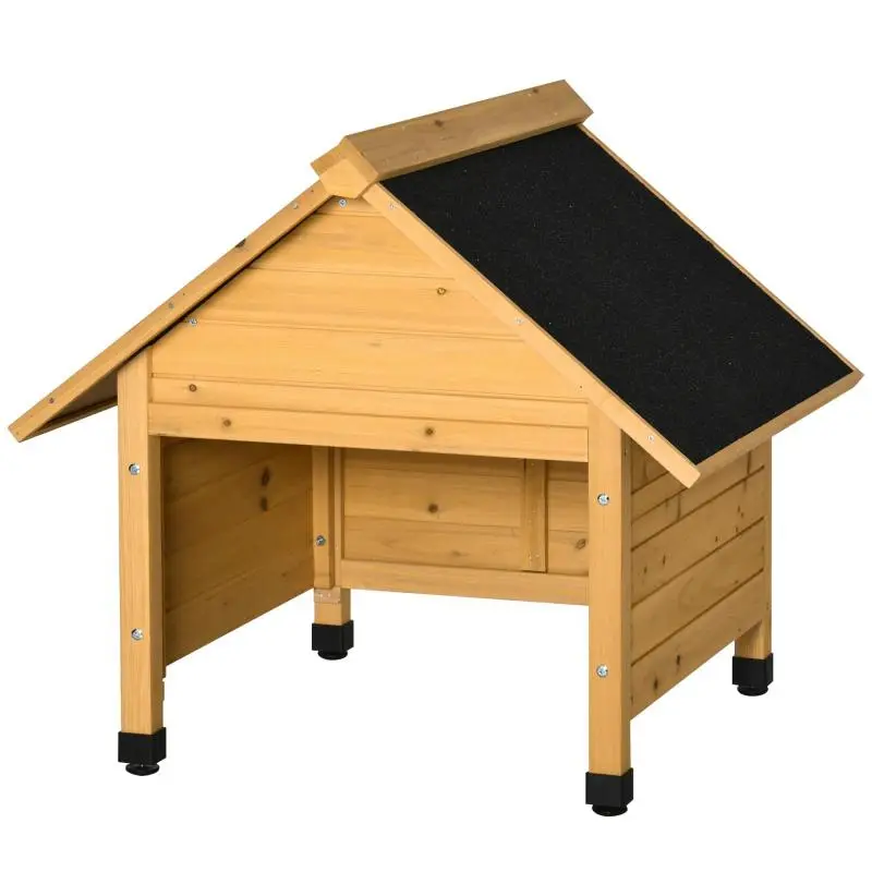 Wooden Shelter for Robotic Lawn Mower, 75 cm