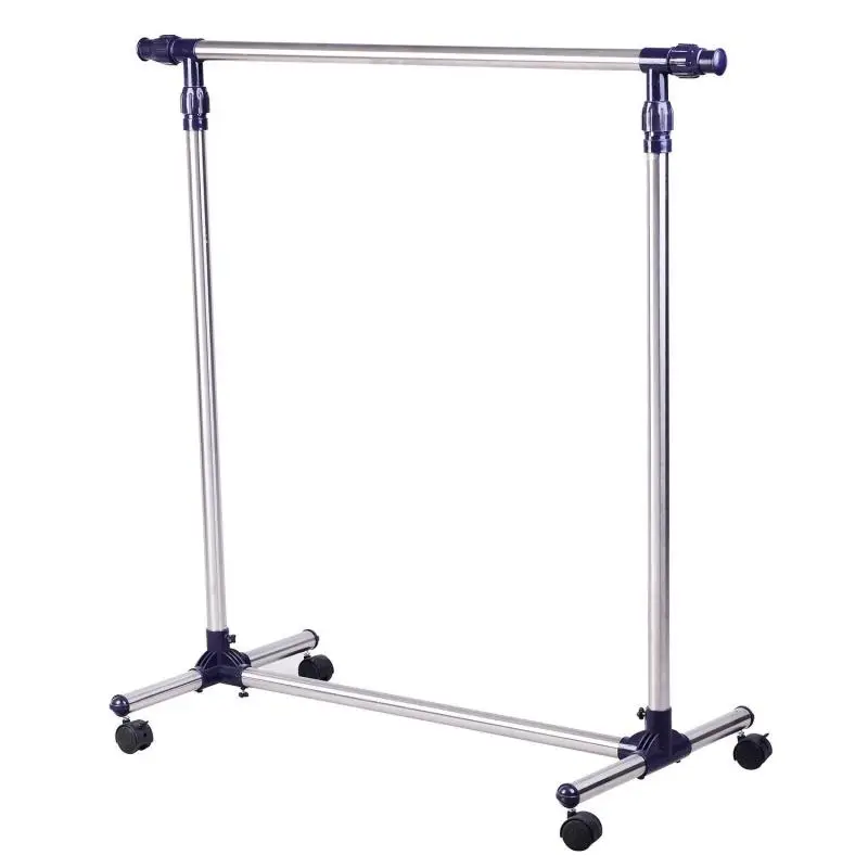 Height-Adjustable Garment Rack with Wheels, 86-160 cm
