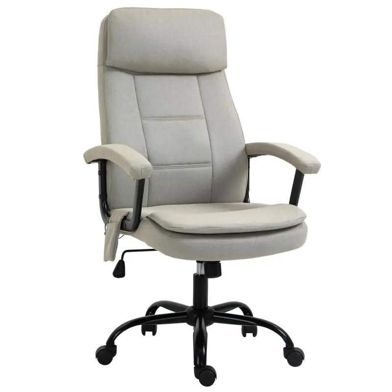 Office Chair with Massage Function, Beige
