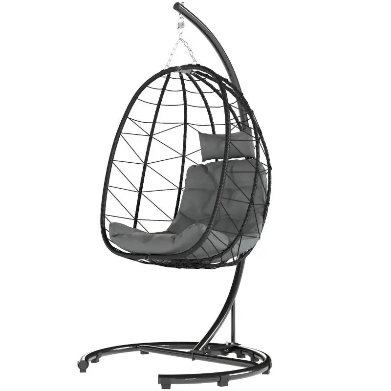 Outdoor Hanging Egg Chair, 102 cm
