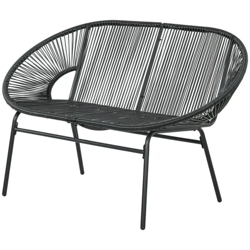 Rattan Lounge Chair, 132 cm