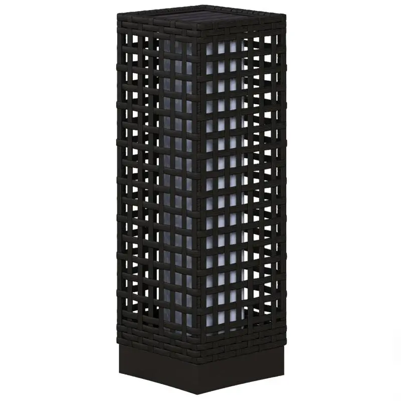 Solar Outdoor Light, 46 cm, Black