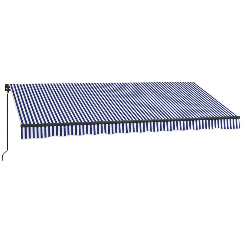 Patio Awning with Hand Crank, 396 cm