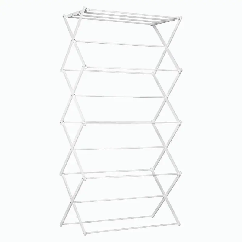 Foldable 8-Tier Drying Rack, 74 x 35 x 144 cm